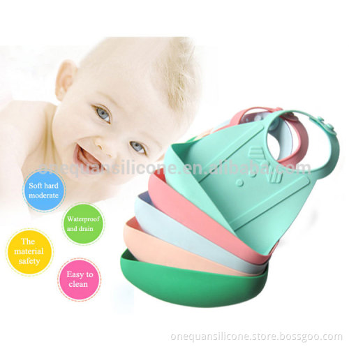 BPA free waterproof washable silicone baby bib